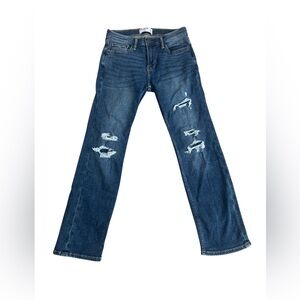 Abercrombie & Fitch Kids Boy Dark Blue Distressed Jeans